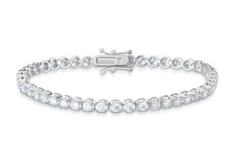 Pulseira riviera de diamantes